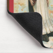 Erntedank Day Greetings mit einer Pilgerin Mousepad (Ecke)