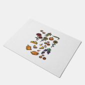 Erntedank Day Herbst Attribute Klassischer T - Shi Fußmatte (Schrägansicht)