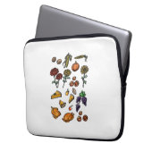 Erntedank Day Herbst Attribute Klassischer T - Shi Laptopschutzhülle (Vorderseite Links)