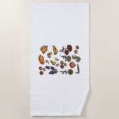 Erntedank Day Herbst Attribute Klassischer T - Shi Strandtuch (Vorderseite)