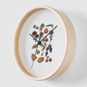 Erntedank Day Herbst Attribute Klassischer T - Shi Uhr (Winkel)