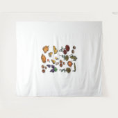 Erntedank Day Herbst Attribute Klassischer T - Shi Wandteppich (Vorderseite (Horizontal))