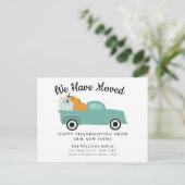 Erntedank Day Moving Pumpkin Ankündigung Truck (Stehend Vorderseite)