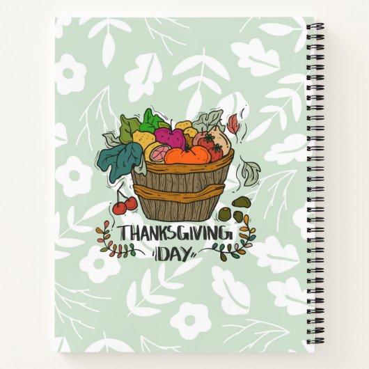 Erntedank Day Notizblock (Rückseite)