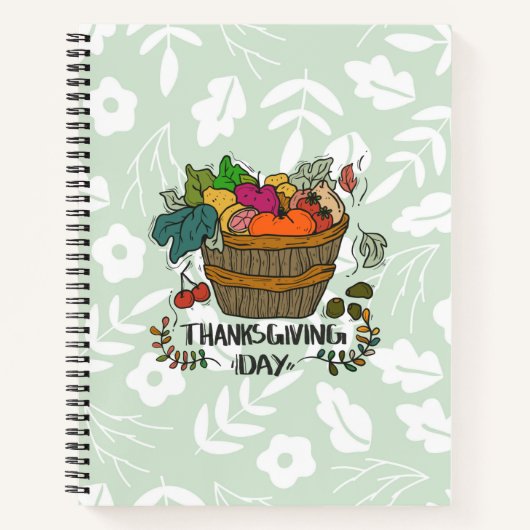 Erntedank Day Notizblock (Vorderseite)