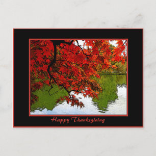 Erntedank Day Post Cards Fall Scene Feiertagspostkarte