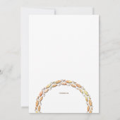 Erntedank Day Potluck Dinner Einladung (Rückseite)