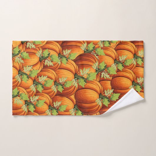 ERNTEDANK DAY PUMPKINS BADHANDTUCH SET (Handtuch)