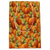 ERNTEDANK DAY PUMPKINS MITTLERE GESCHENKTÜTE (Vorderseite)