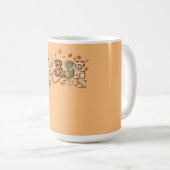 Erntedank Day Stethoscope Fall Nurse Co Kaffeetasse (VorderseiteRechts)