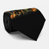 Erntedank Day Szene mit Bench und Fall Ernte Krawatte (Gerollt)