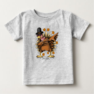 Erntedank Day Turkey tanzen Dabbing Style Baby T-shirt