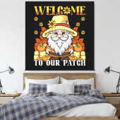 Erntedank Day Willkommen bei unserem Patch Gnome Leinwanddruck (Insitu (Schlafzimmer))