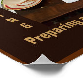 Erntedank Day Zitat der Anerkennung und Freude Poster (Ecke)