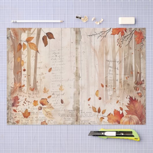 Erntedank Decoupage Seidenpapier (Handwerk)