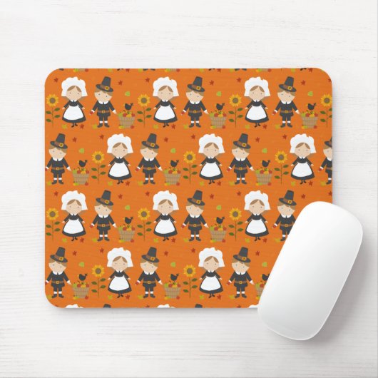 Erntedank Dekoration Herbstfallmuster Mousepad (Mit Mouse)