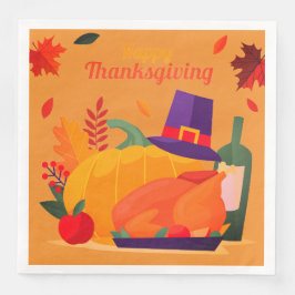 Erntedank Dekoration Serviette