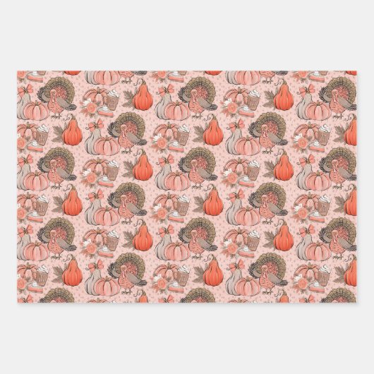 Erntedank Delight Geschenkpapier Set (Vorderseite 2)