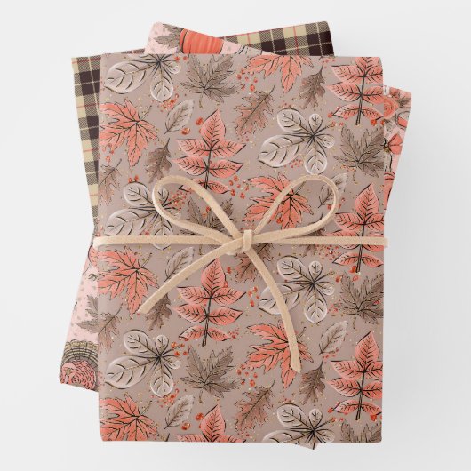 Erntedank Delight Geschenkpapier Set (Beispiel)