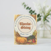 Erntedank der Christlichen Bibel Einladung (Stehend Vorderseite)