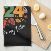 Erntedank der Familie 2024, dankbar für meinen Sta Geschirrtuch (Viertel Falte)