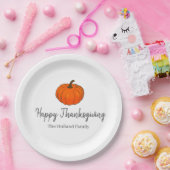 Erntedank der Familie Autumn Harvest Pumpkin Pappteller (Party)