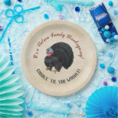 Erntedank der Familie "Gobble, bis du wackelst!" Pappteller (Party)