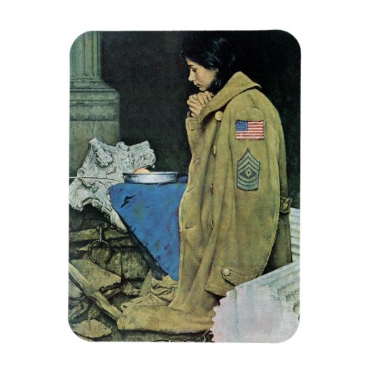 Erntedank der Flüchtlinge Magnet (Vertikal)