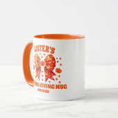 Erntedank der personalisierten Schwester Tasse (Vorderseite Links)