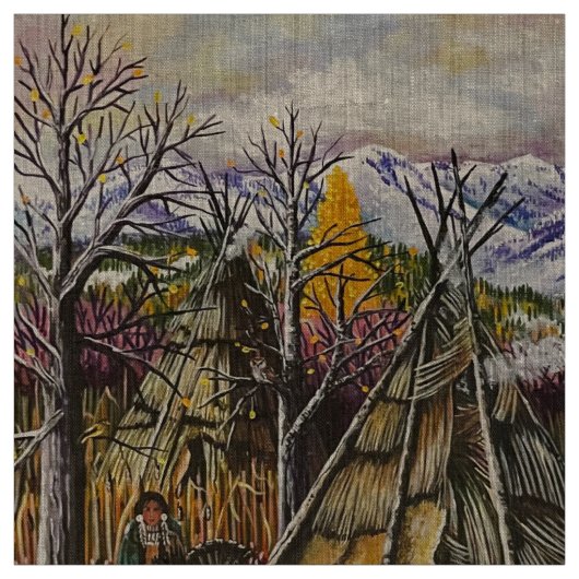 Erntedank des Cayuse Fabric Stoff (Muster)