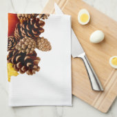 Erntedank/des Falles Leben noch Geschirrtuch (Viertel Falte)