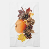 Erntedank/des Falles Leben noch Geschirrtuch (Vertikal)