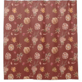 Erntedank des Herbstfalles Duschvorhang (Vorderseite)