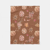 Erntedank des Herbstfalles Fleecedecke (Vorderseite)