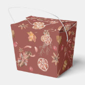 Erntedank des Herbstfalles Geschenkschachtel (Rückseite)