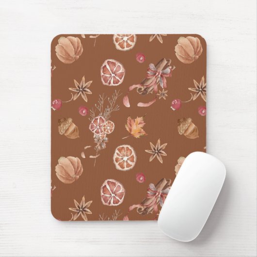 Erntedank des Herbstfalles Mousepad (Mit Mouse)