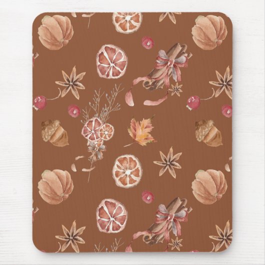 Erntedank des Herbstfalles Mousepad (Vorne)