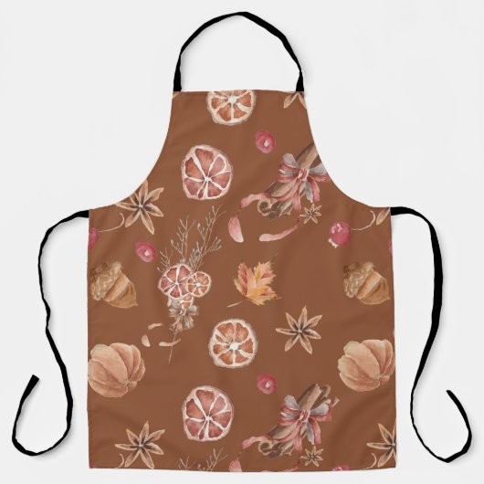 Erntedank des Herbstfalles Schürze (Vorderseite)