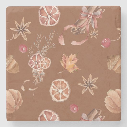 Erntedank des Herbstfalles Steinuntersetzer (Vorderseite)