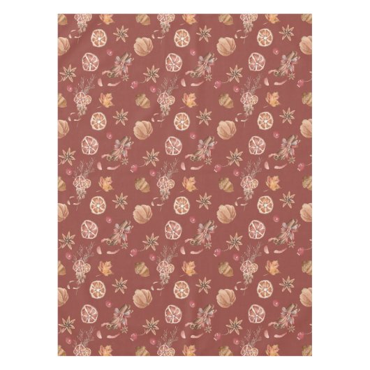 Erntedank des Herbstfalles Tischdecke (Vorderseite)