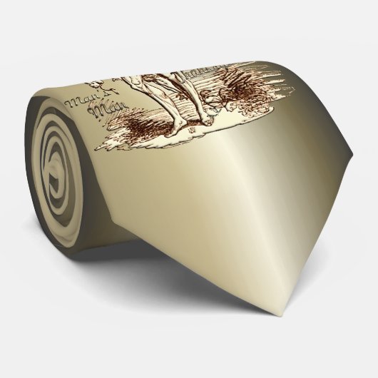 Erntedank des Mannes Krawatte (Gerollt)