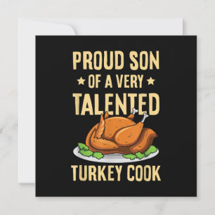 Erntedank Design für einen Sohn eines türkischen K Einladung