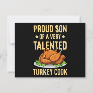 Erntedank Design für einen Sohn eines türkischen K Feiertagskarte