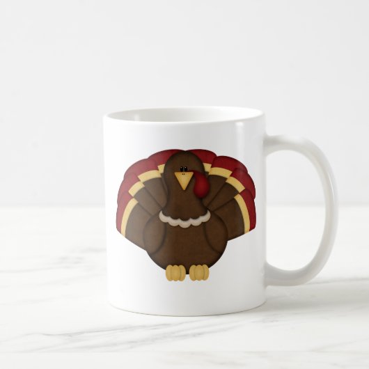 Erntedank die Türkei Kaffeetasse (Rechts)