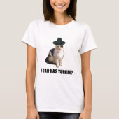 Erntedank die Türkei Lolcat T-Shirt (Vorderseite)