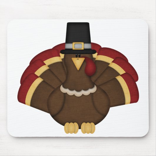 Erntedank die Türkei Mousepad (Vorne)
