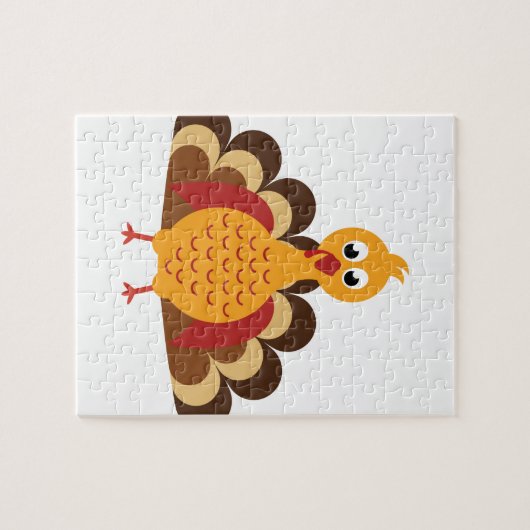 Erntedank die Türkei Puzzle (Horizontal)