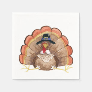 Erntedank die Türkei Serviette