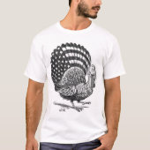 Erntedank die Türkei T-Shirt (Vorderseite)