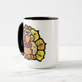 Erntedank die Türkei Tasse (Vorderseite Links)